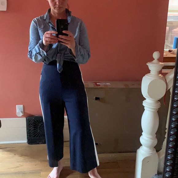 Tibi! High wasted cropped wide leg pant - Picture 3 of 3